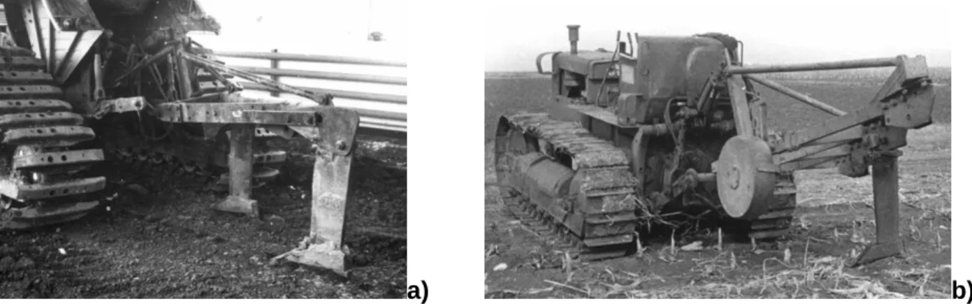 Fig. 6 - Stir-uper type Olt, mounted on the plows frame PP-3-30 / PSP-4-35 