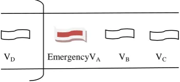 Fig. 6 Broadcast area for emergency information. 