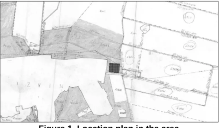 Figure 1. Location plan in the area 