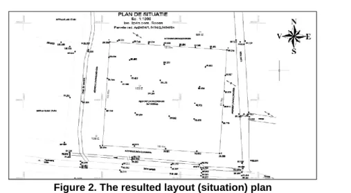 Figure 2. The resulted layout (situation) plan 