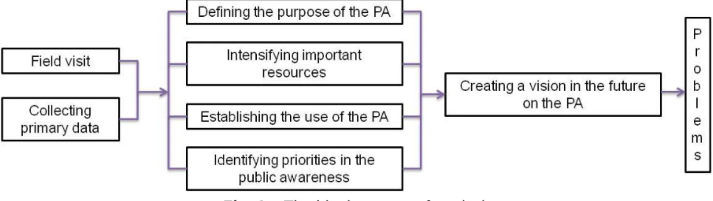 Fig. 1 – The ideal process of analysis 