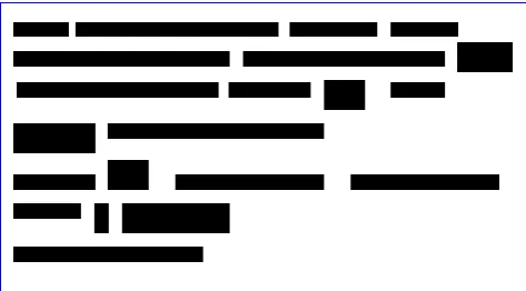 Fig  5 :  The Bounding Box 7 line Arabic Document Image before Dilation 