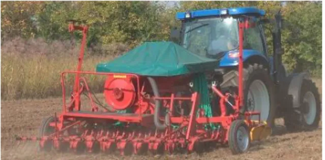 Fig. 5. Technical equipment endowed with working parts for preparing the soil   and sowing straw cereals [26] 