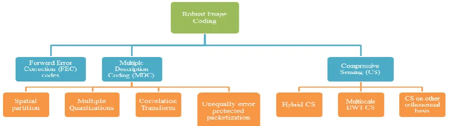 Fig 1: Robust Image coding techniques 