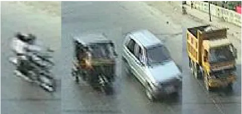 Fig. 2.Vehicle Classes - two wheeler, three wheeler, LMV andHMV.