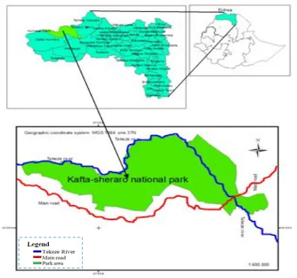 Figure 1: Location of the study site   