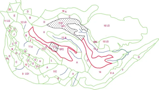 Figure 1. – Location of the experimental plots 