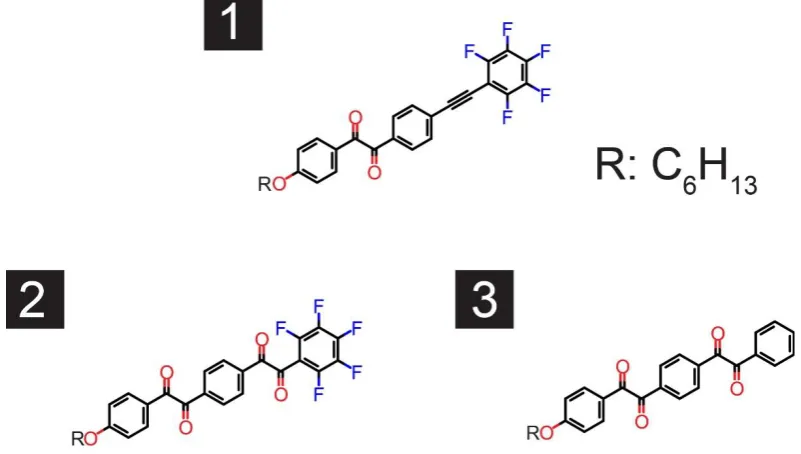 Figure 2. Benzil derivatives 1–3. 