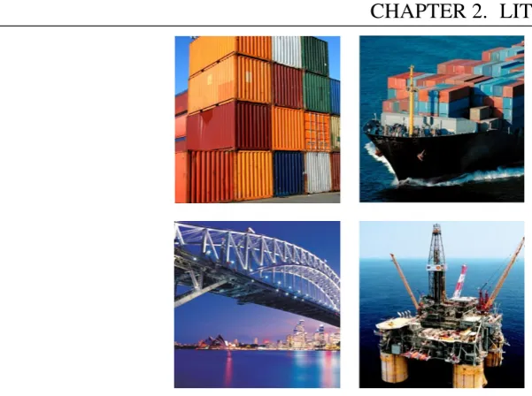 Figure 2.1: Examples of steel plates utilised in industry.