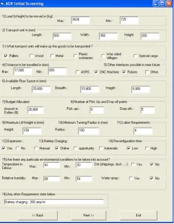 Fig. 5.output screen of AGVSEL system for the pre rankingmodule