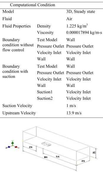 Figure 2.  Computational Flow Domain 