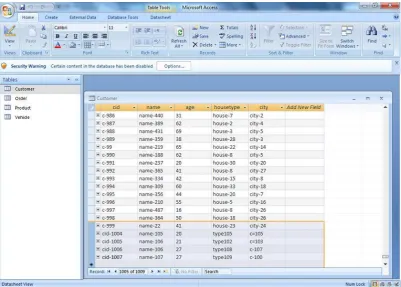 Fig. 10: Updation of records in the table after replication in server 