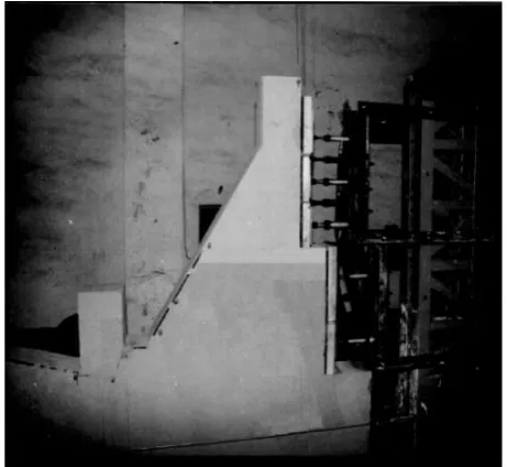 Figure 4. Akashi Kaikyo Bridge model in a wind tunnel [31]. 