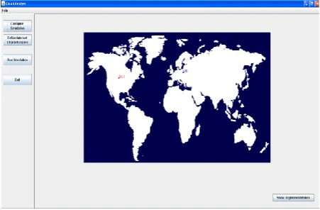 Fig 2. GUI Interface of cloud analyst  