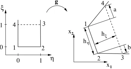 Fig. 3.1.dark grey while the trapezoids decomposing the exterior are marked in light grey