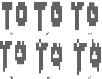 Tabel 2. Data sampel 6 skrup dan baut dengan 1 deskriptor                (X= diameter terpendek)