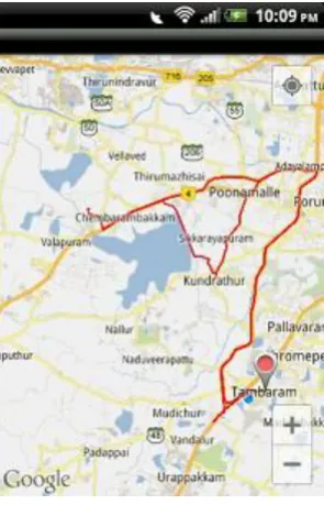 Fig 2.b: Optimized route 