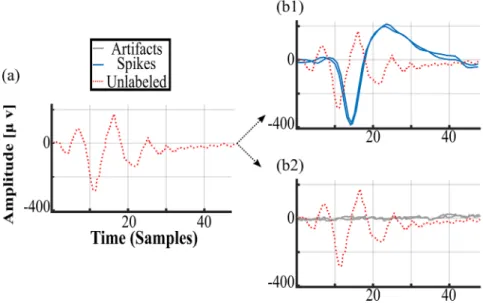 Figure  3 illustrates the distribution of the labeled feature  vectors of both classes within the training set