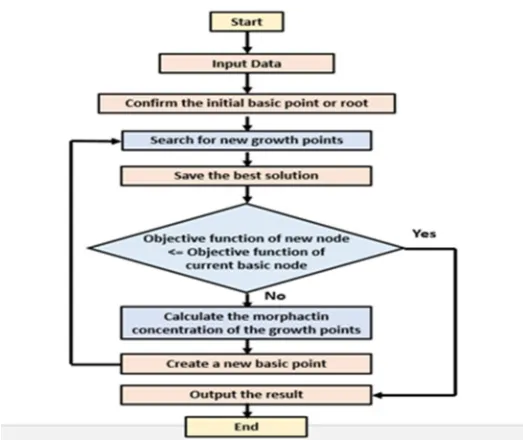 Figure 2.  Overview of the plant growth simulation algorithm 