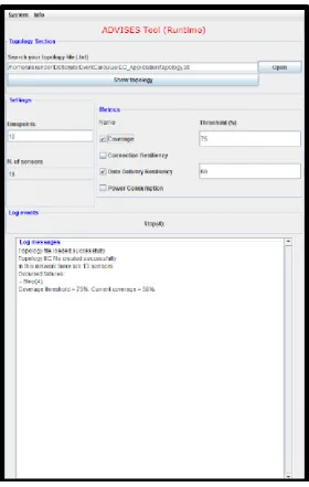 Figure 8. ADVISES in runtime mode