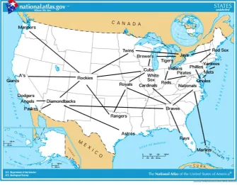 Figure 1. Example of geographic user interface (original image courtesy of National Atlas (National Atlas of the United States, 2003))
