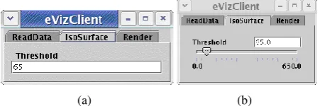 Figure 5: Two images showing the same tab of the user interface, (a) is using orginal skML fromsection 5.2 (b) is generated from the extended skML.