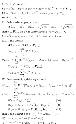 Table 4 gives the parameters of the state model. The