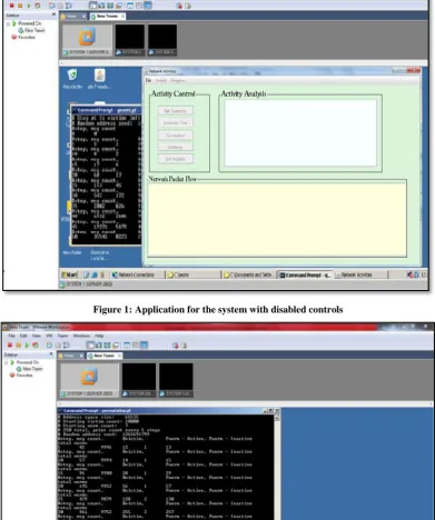 Figure 1: Application for the system with disabled controls 