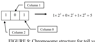 FIGURE 9: Chromosome structure for toll vector 