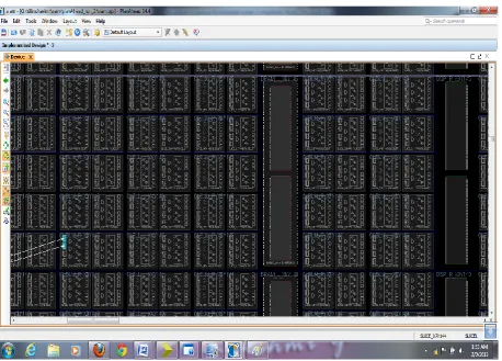 Fig 6. CMOS simulation design of synchronous Static SRAM 