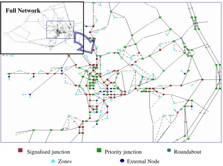 FIGURE 5: Layout of the Chester network 