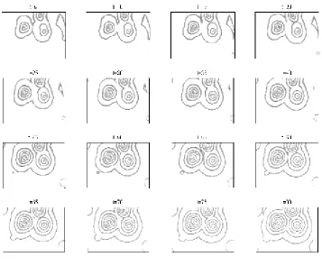 Fig. 1   Some snapshots for the BZ reaction at different time instants. The size of each template is 360×500(360 pixels in the vertical direction and 500 pixels in the horizontal direction)