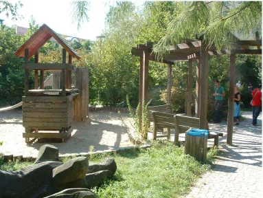 Figure 4: Playable space/playful landscapes can use a variety of landscape elements. 