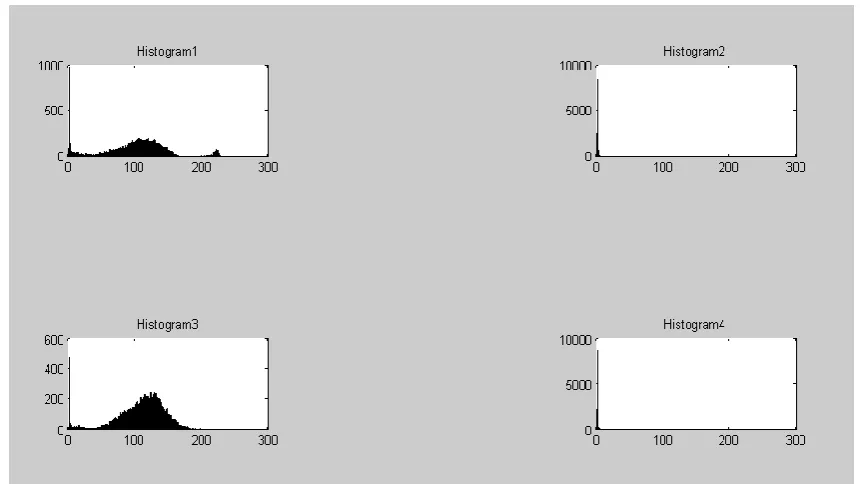 Figure 3 (g-j): Image after applying thresholds on 4 regions of image. 