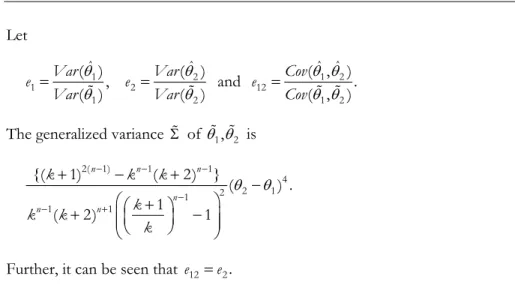 TABLE 1  Values of  e 1  and  e 2  for  k = 2