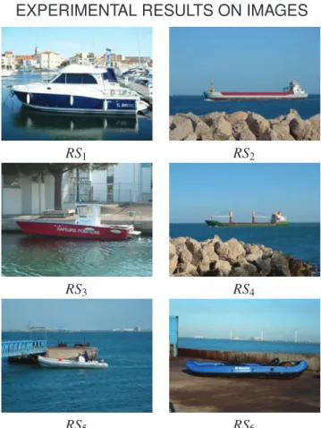 Table 1 gives the list of reference shapes considered for the classification stage. A silhouette of each kind of moving objects is stored in order to be compared to the shape under study if necessary