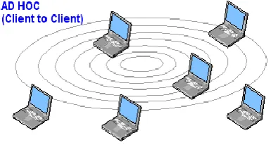 Figure 1: Mobile Adhoc Network. 