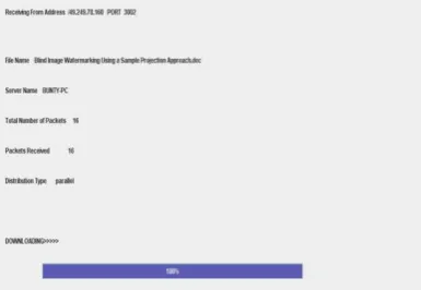 Fig 3: Client Interface 