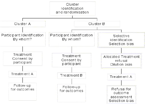 Figure 1Sources of bias in cluster trials