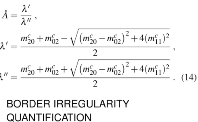 Fig. 14. Calculation of the fractal dimension ( f d) using the box counting method.
