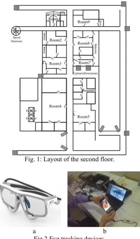 Fig. 1: Layout of the second floor. 