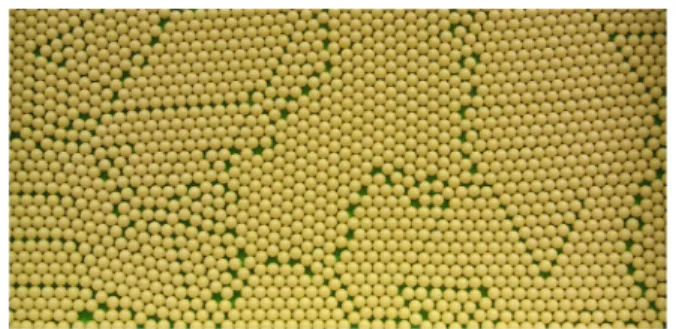 Fig. 1. General model for the structure of sedimentary  granular rocks. 