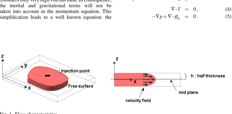 Fig. 1. Flow characteristics.