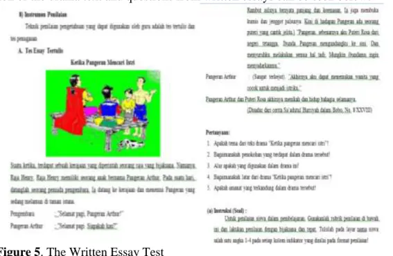 Figure 5. The Written Essay Test 