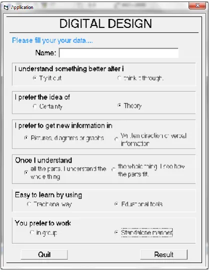 Fig. 1. Starting registration form 
