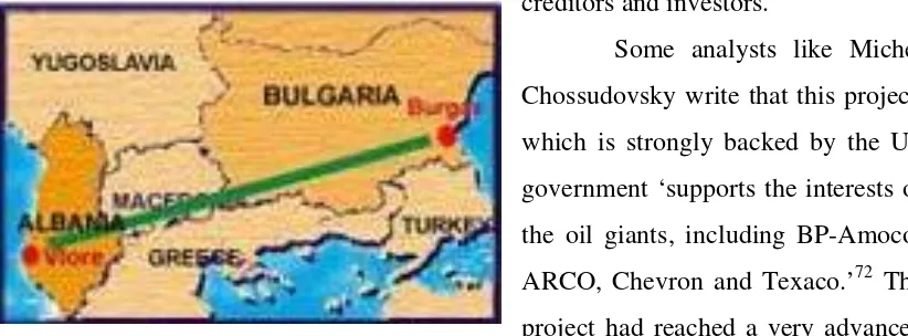 Fig.5 The AMBO oil pipeline project 