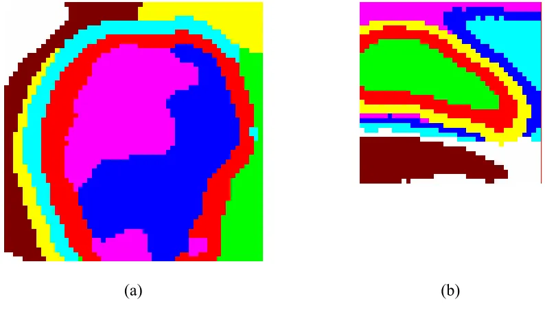 Figure 6.  Results of k-means clustering into eight classes using the 64 time series values