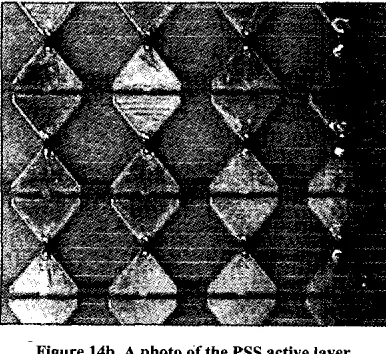 Figure 14b. A photo of the PSS active layer. 