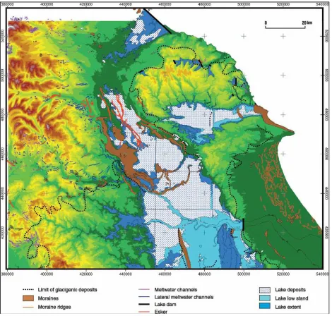 Figure 4. Example of the wealth of data displayed within the GIS for the Vale of York