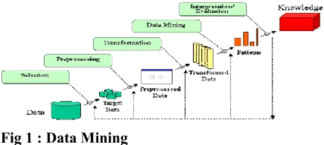 Fig 1 : Data Mining  